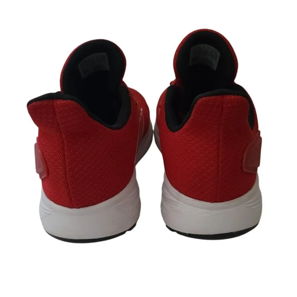 Adidas Duramo 9 Red White Cloudfoam Lite Racer Sneakers Men's Size 3 (BB7059) - Picture 3 of 8